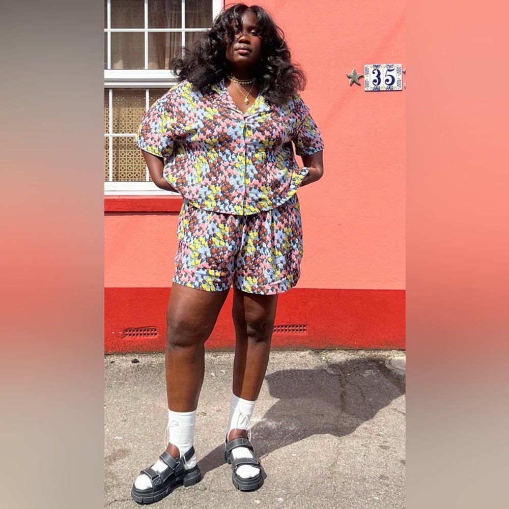Lucy & Yak Alfie Shirt (M)+ Bobbi Shorts (L) in Lenzing Ecovero - Julia Julia